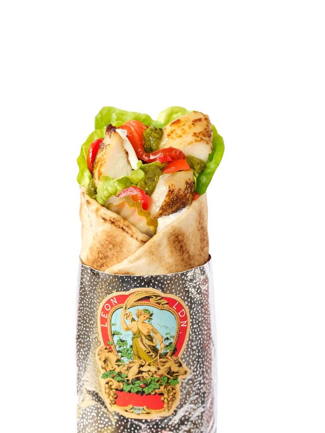 Chicken Schnitzel Wrap