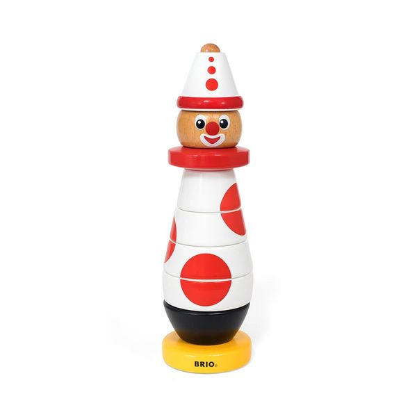 BRIO stapelklossar clown