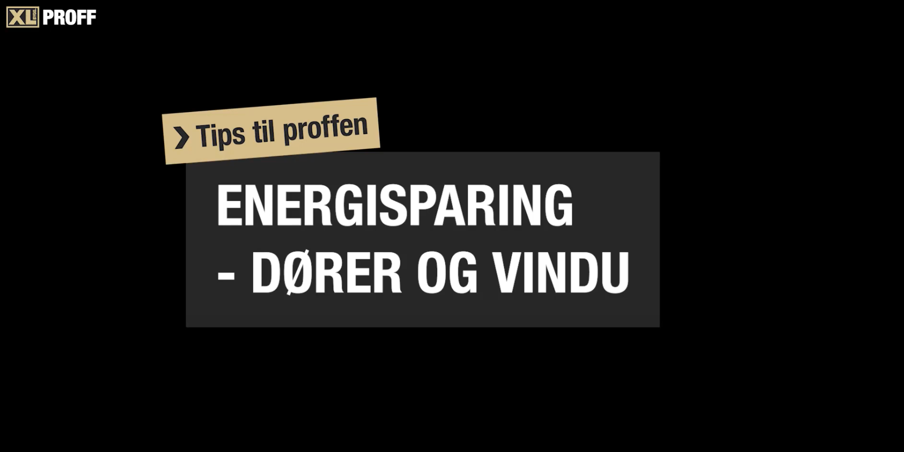 Skjermbilde av video om energisparing dører og vindu.