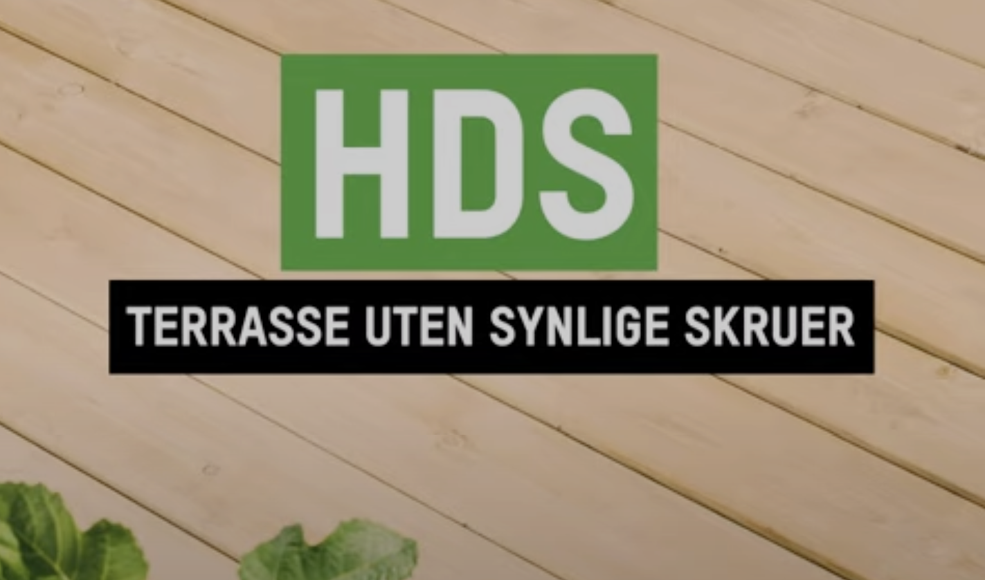 Skjermbilde fra video om skjult innfesting på terrassegulv