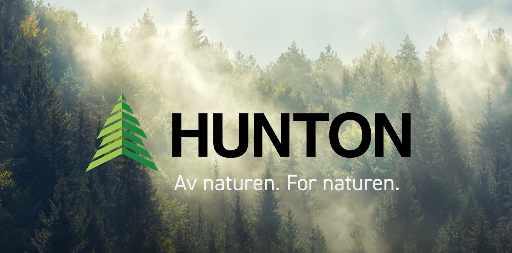 Skjermbilde av Hunton-logo i video.