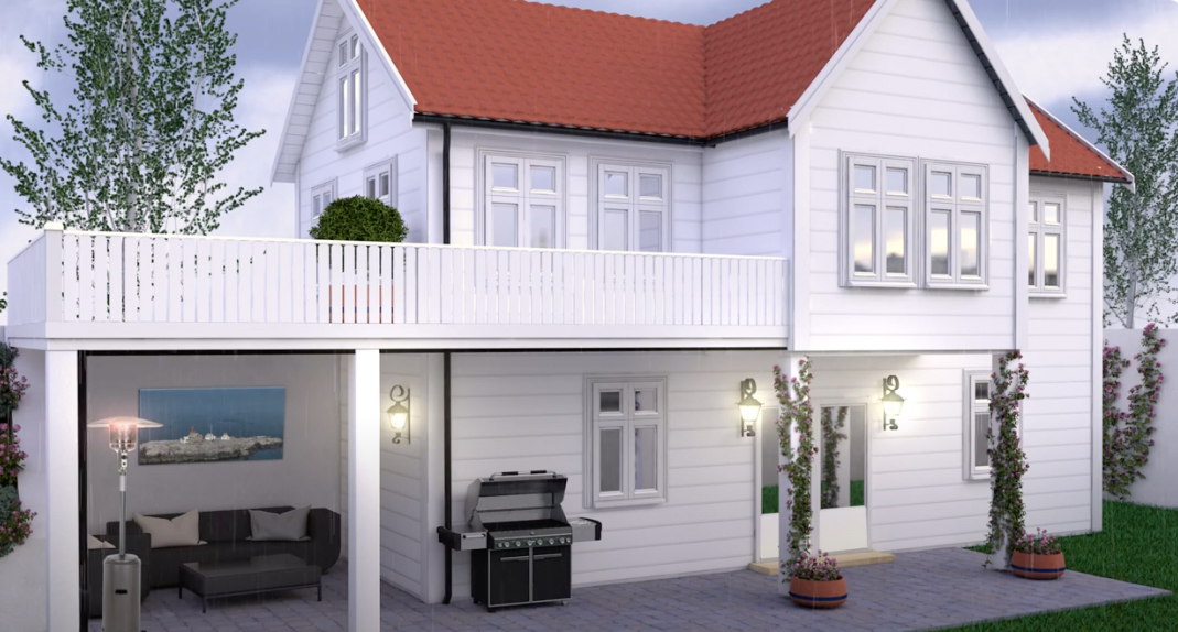 Skjermbilde av video Til-Tak plater til terrasse.