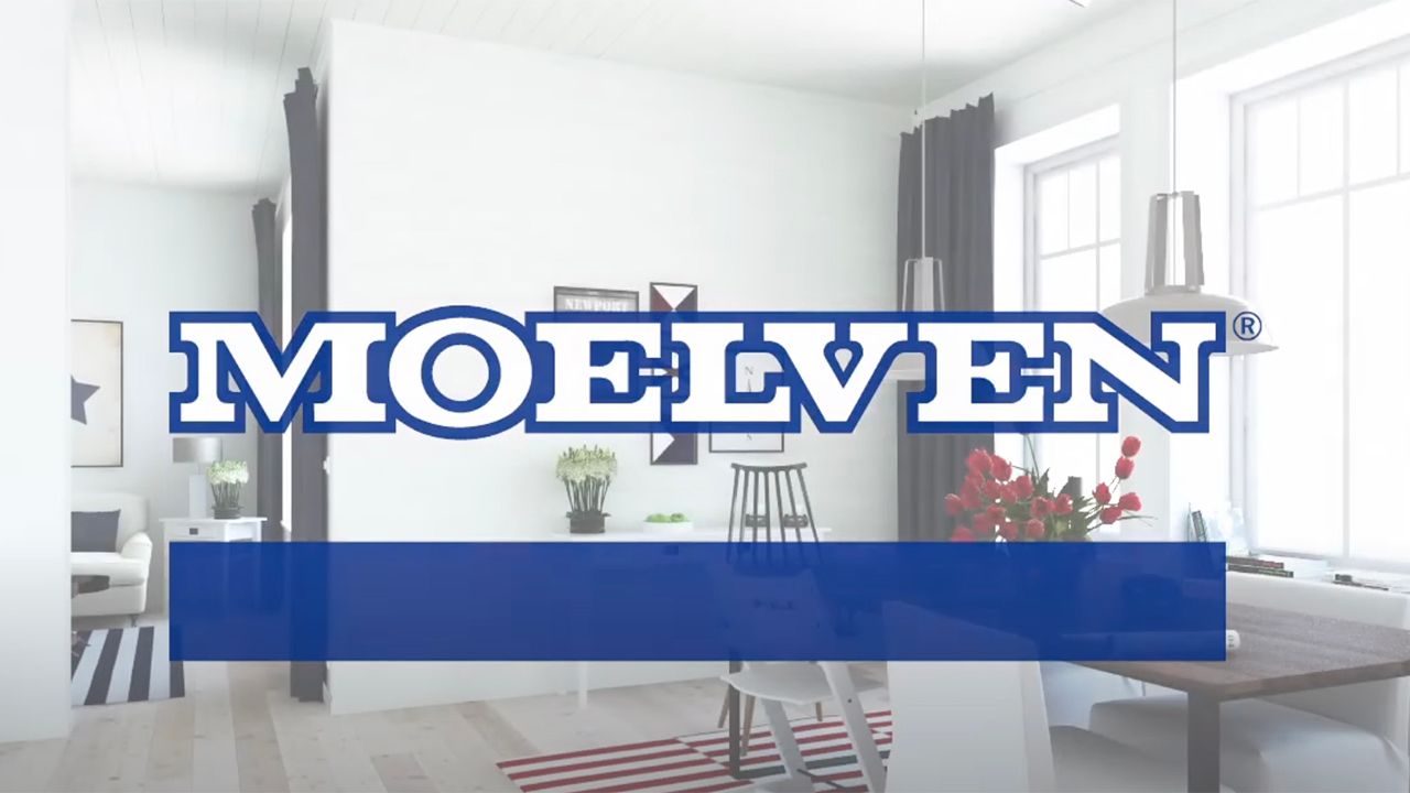 Skjermbilde av video om montering av Moelven Interiørpanel.