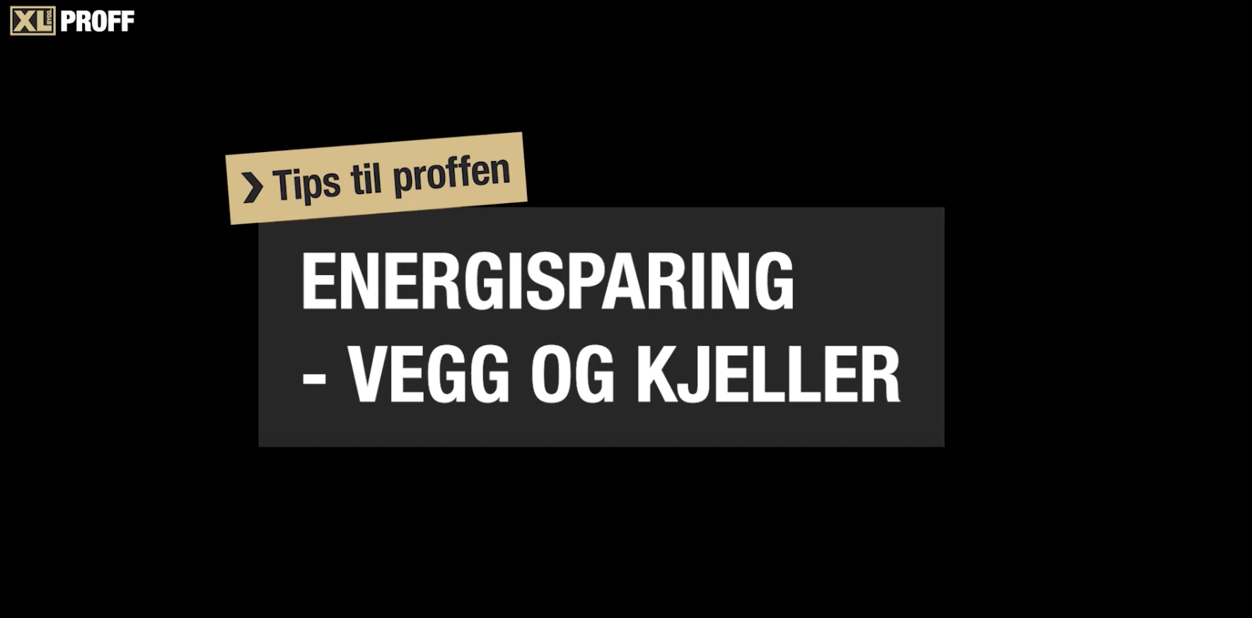 Skjermbilde av video om energisparing vegg og kjeller.