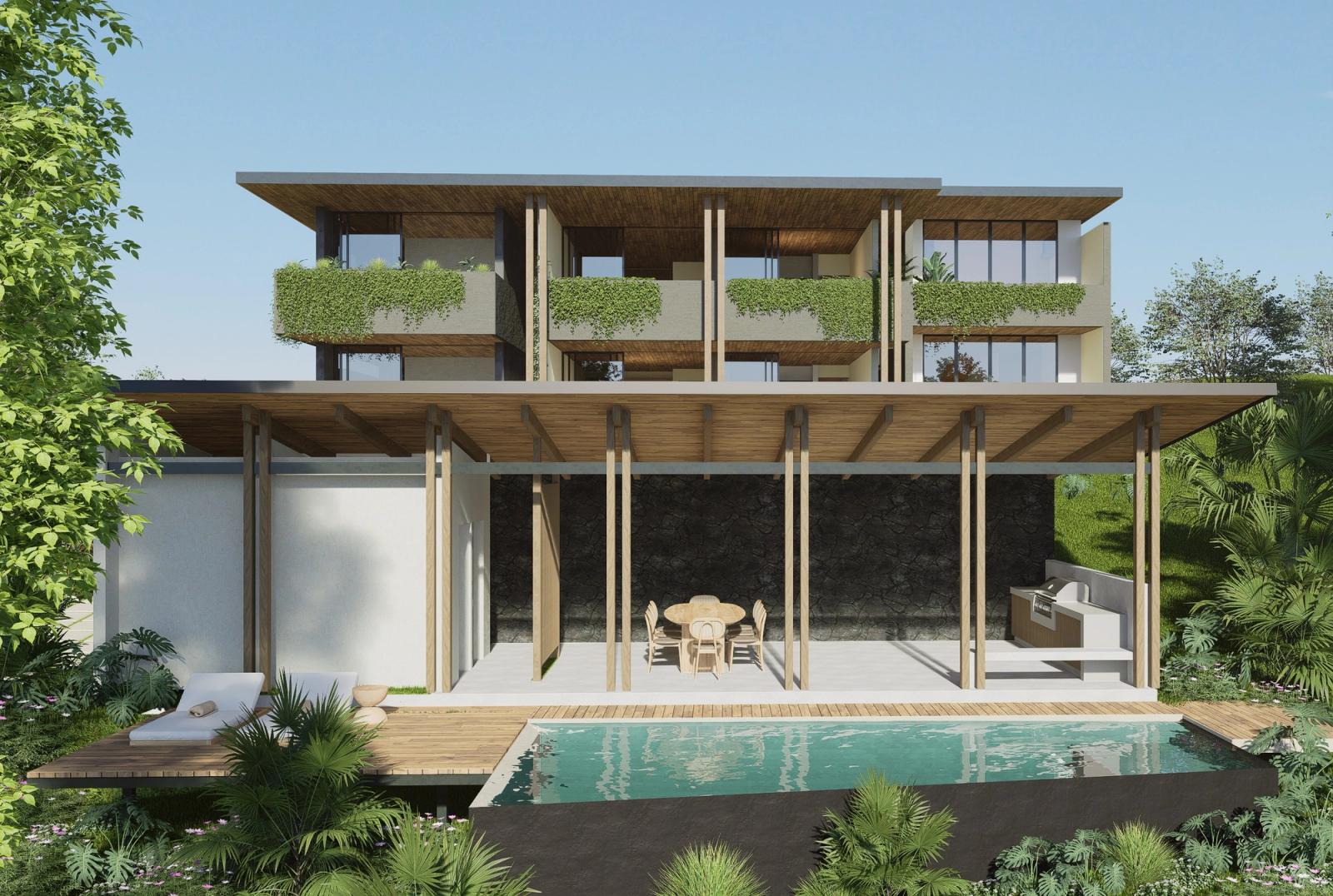 Pool area