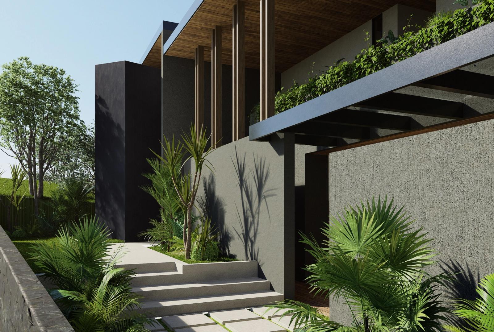 Basalto house entrance