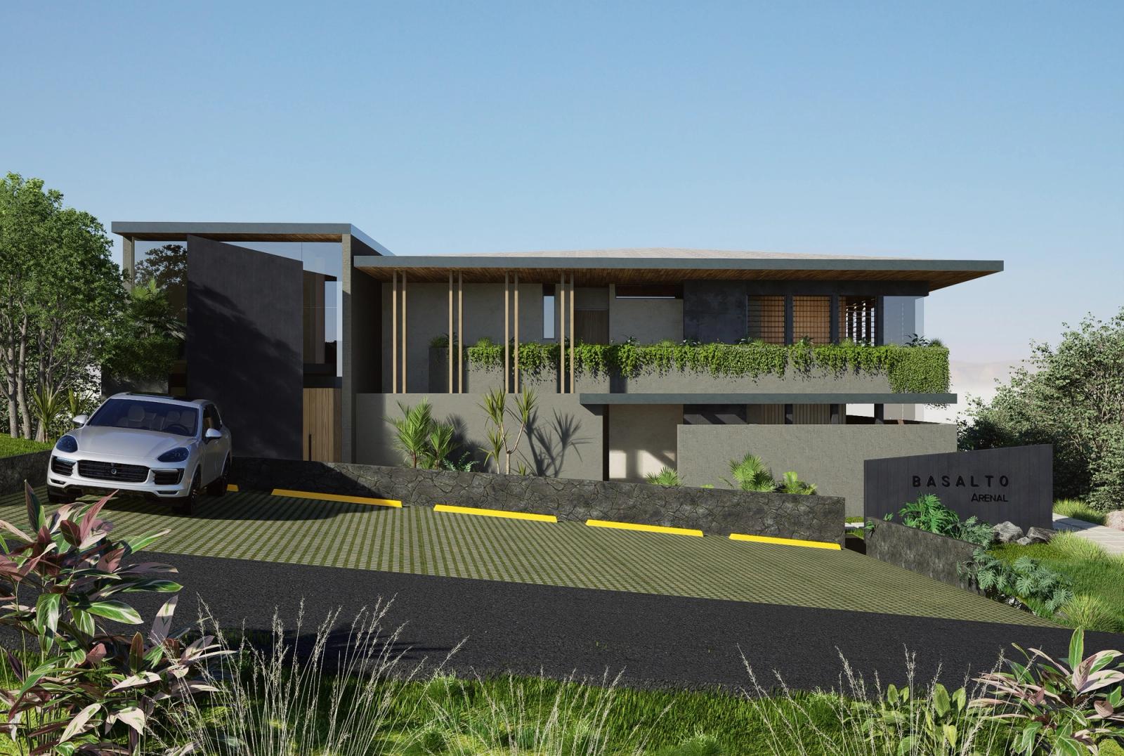 Basalt house from the street