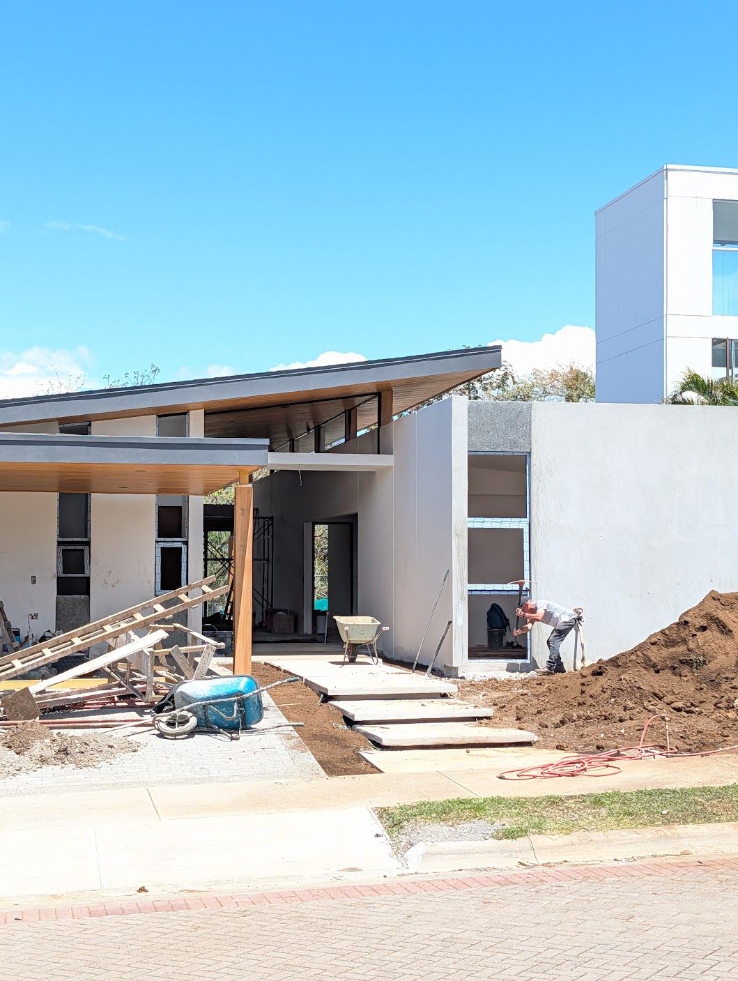 Casa en proceso de construcción