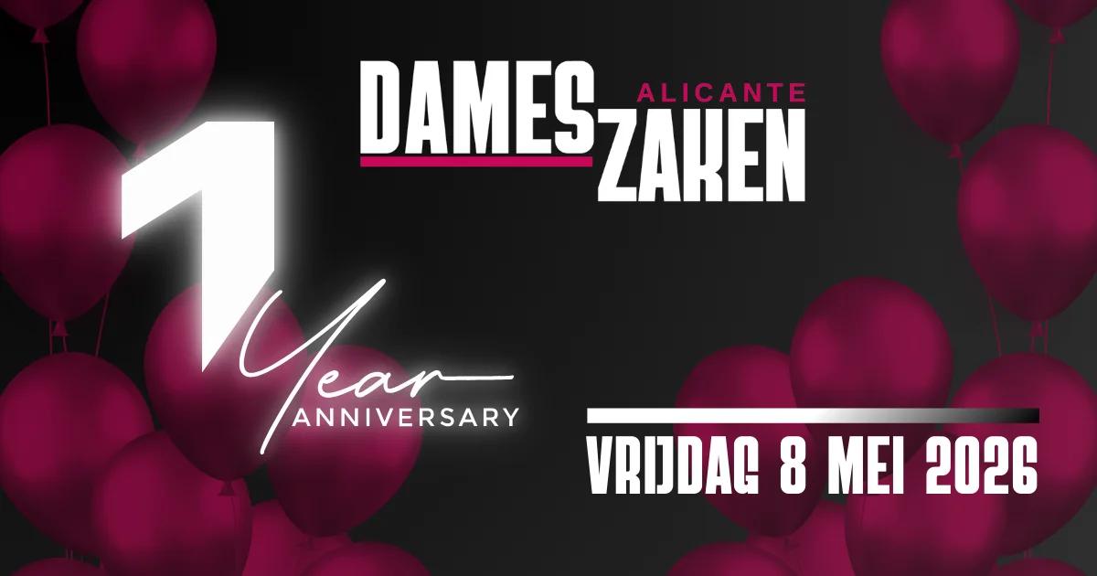 1 jarig bestaan van DamesZaken Alicante