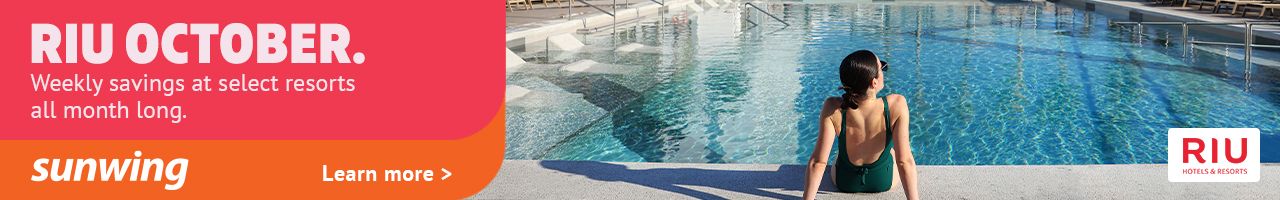 Sunwing: October is RIU month