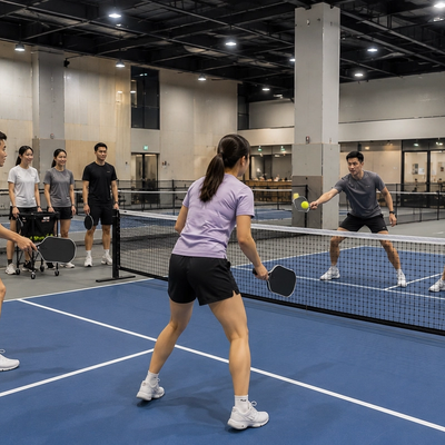 SP Pickleball Club 台北匹克球教練帶領成人團體課程實景