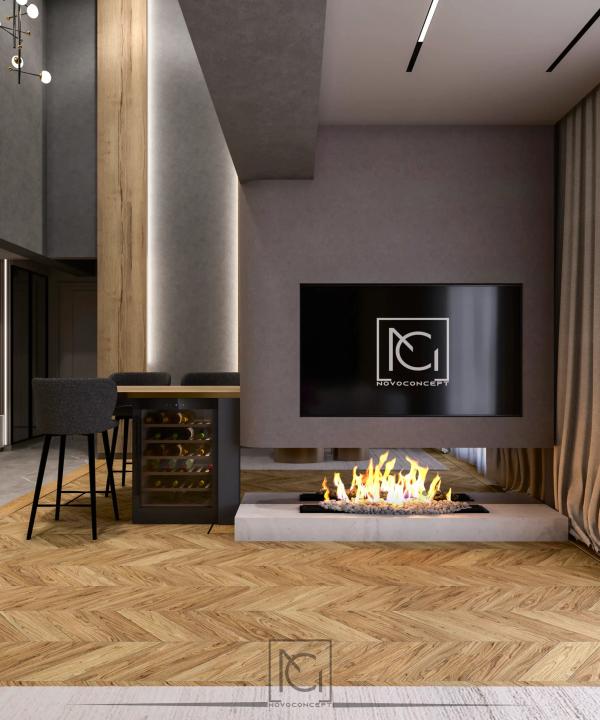 Penthouse Sirenelor – design interior rezidențial, imaginea 4