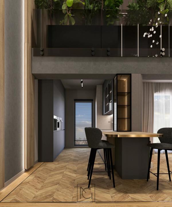 Penthouse Sirenelor – design interior rezidențial, imaginea 5