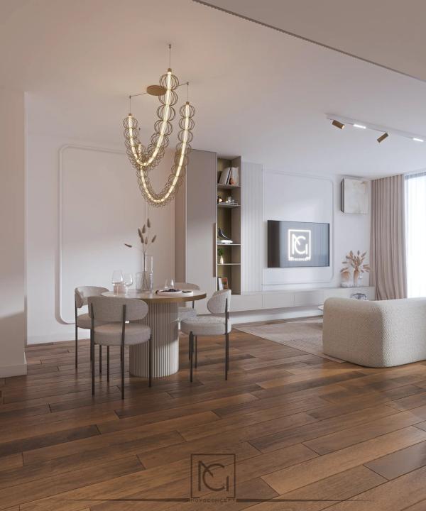 Apartament N.B. – design interior rezidențial, imaginea 4