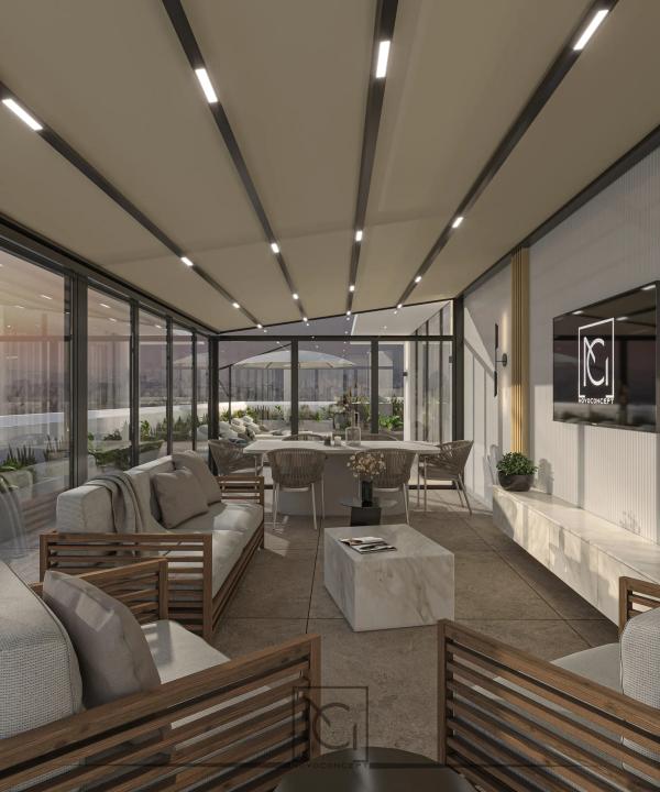 Penthouse S.O. – design interior rezidențial, imaginea 34