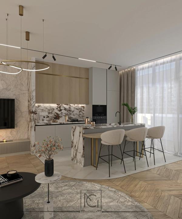 Penthouse S.O. – design interior rezidențial, imaginea 7