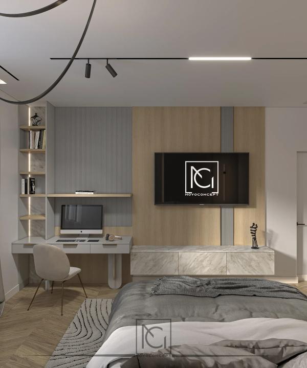 Penthouse S.O. – design interior rezidențial, imaginea 31