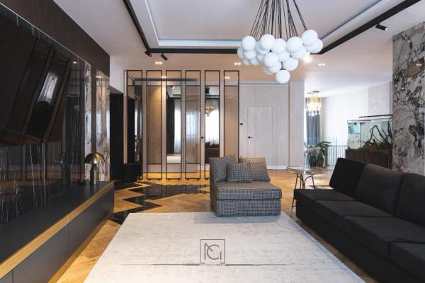 Penthouse B. V. – design interior rezidențial, imaginea 5