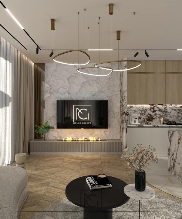 Penthouse S.O. – design interior rezidențial, imaginea 4
