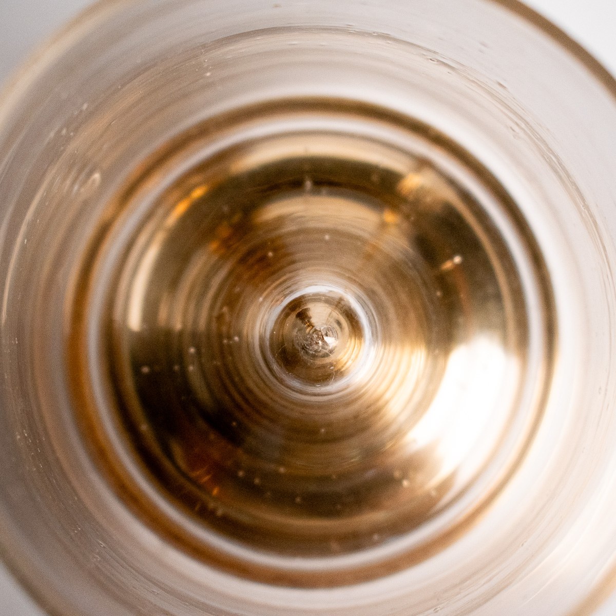 In Limbo — a view down through the chalice, showing its nine concentric rings.