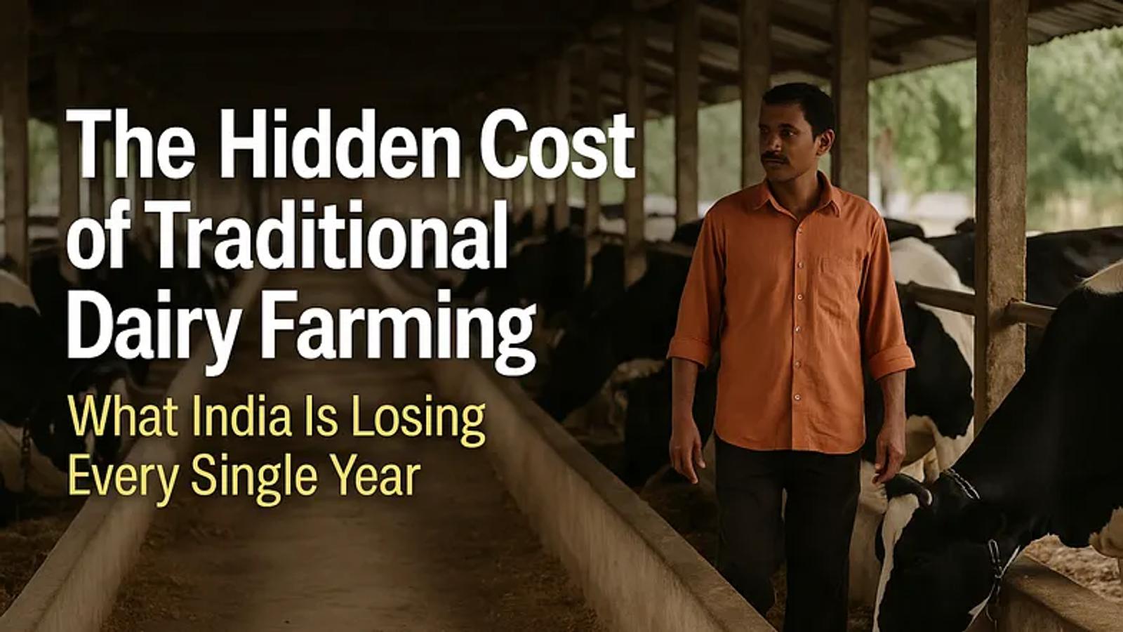 The Hidden Cost of Traditional Dairy Farming: What India Is Losing Every Single Year