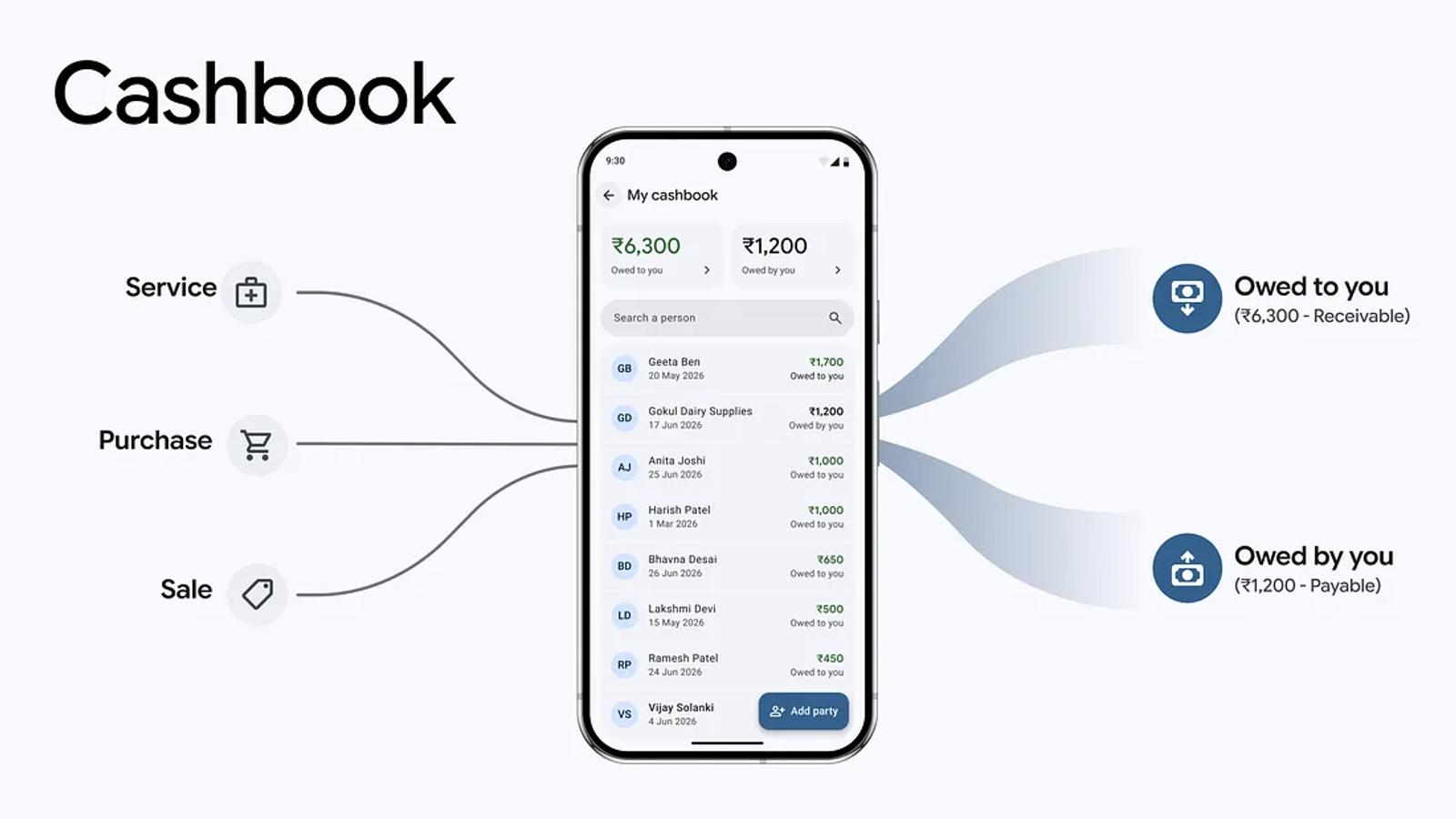 My Cashbook: Streamlines financial tracking for dairy service providers