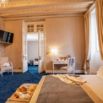 Chambre double cheminee