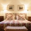 Chambre double rouge floral