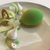 Dessert citron vert meringue