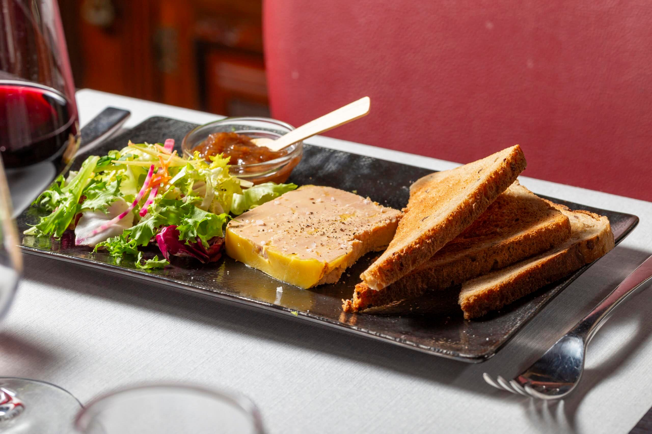 Plat foie gras