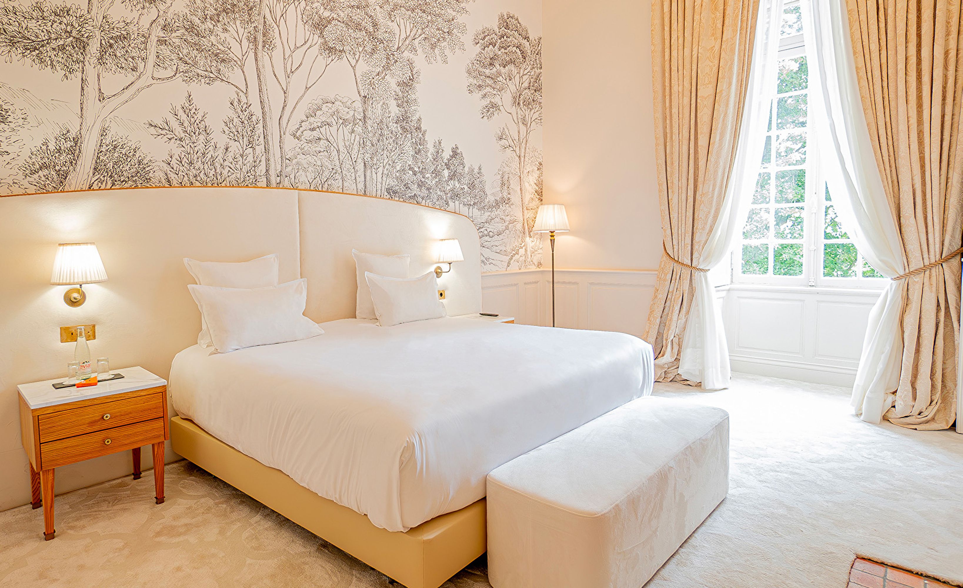 Chambre double fresque