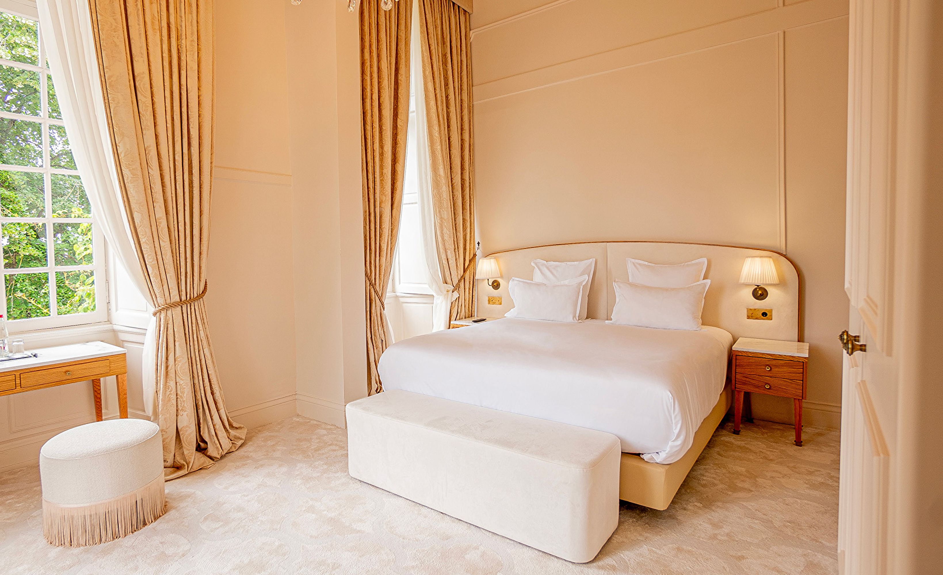 Chambre double beige