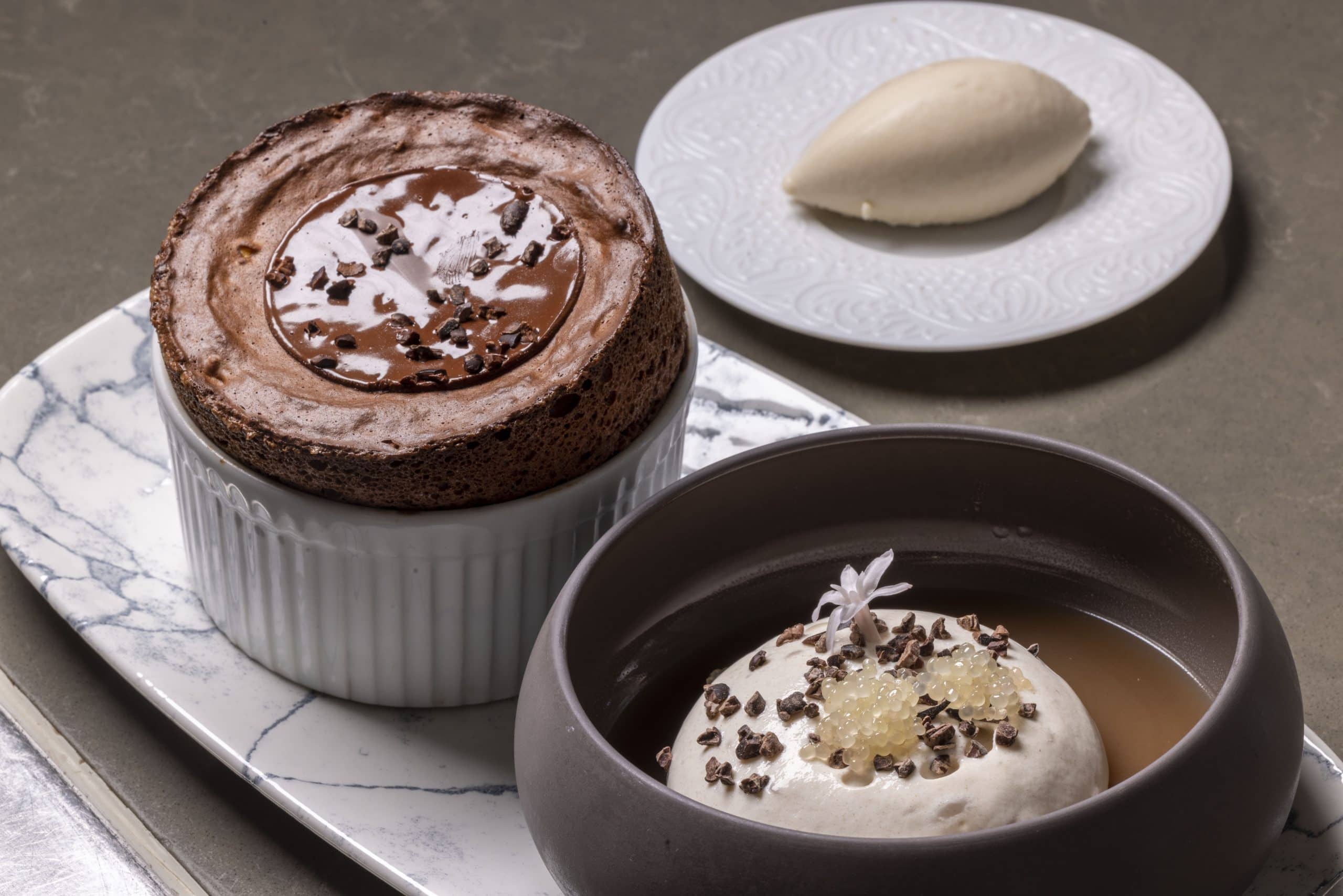 Dessert souffle chocolat