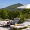 Transats piscine vue