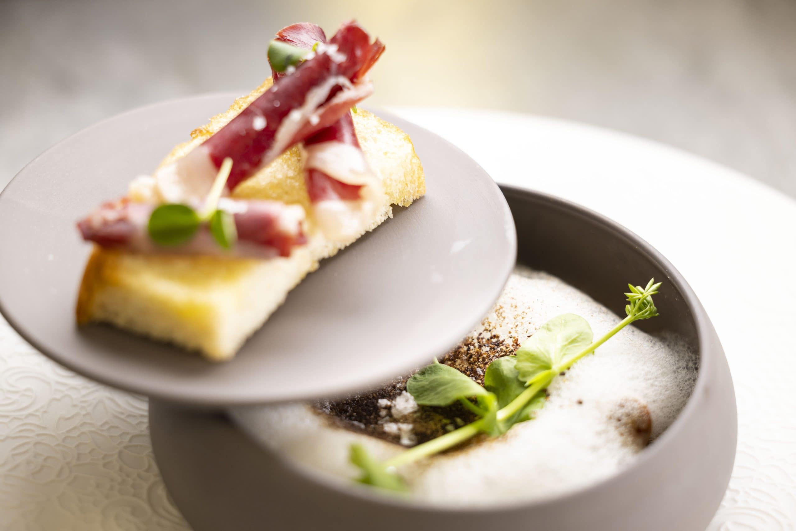 Entree jambon ecume