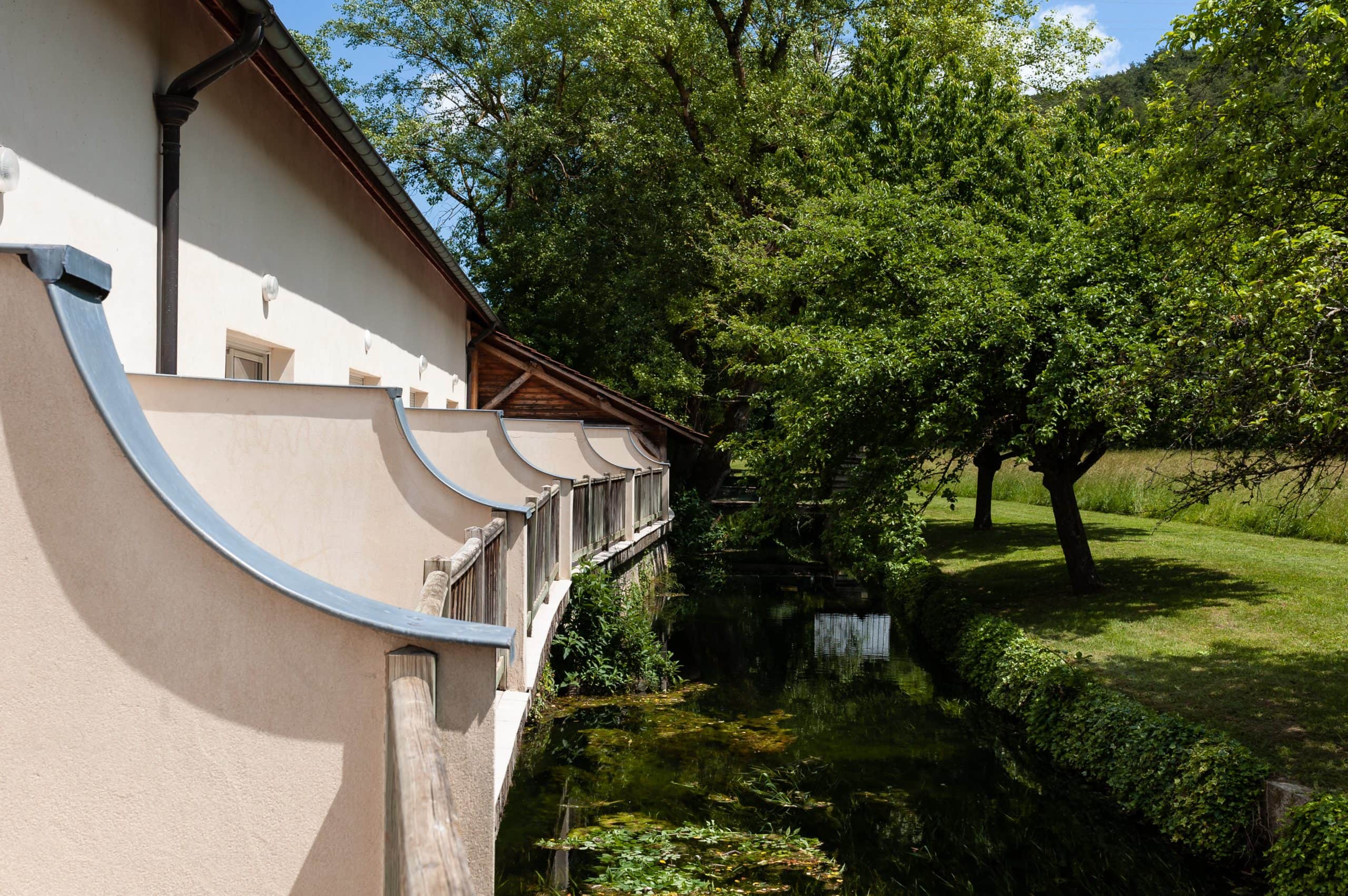 Vue jardin riviere