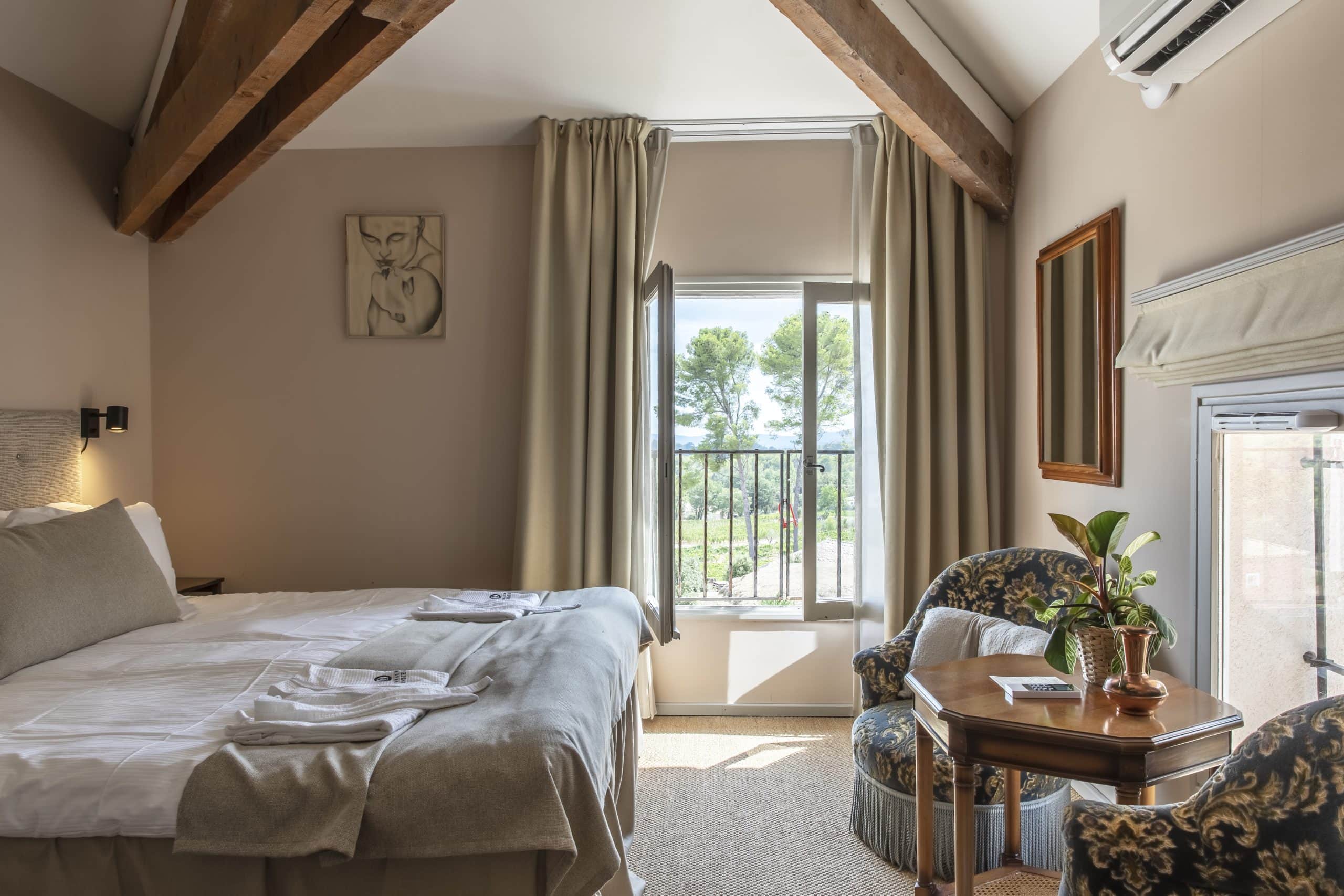 Chambre twin mansardee