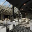 Restaurant veranda