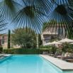 Piscine exterieure palmier