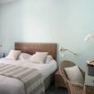Chambre double turquoise