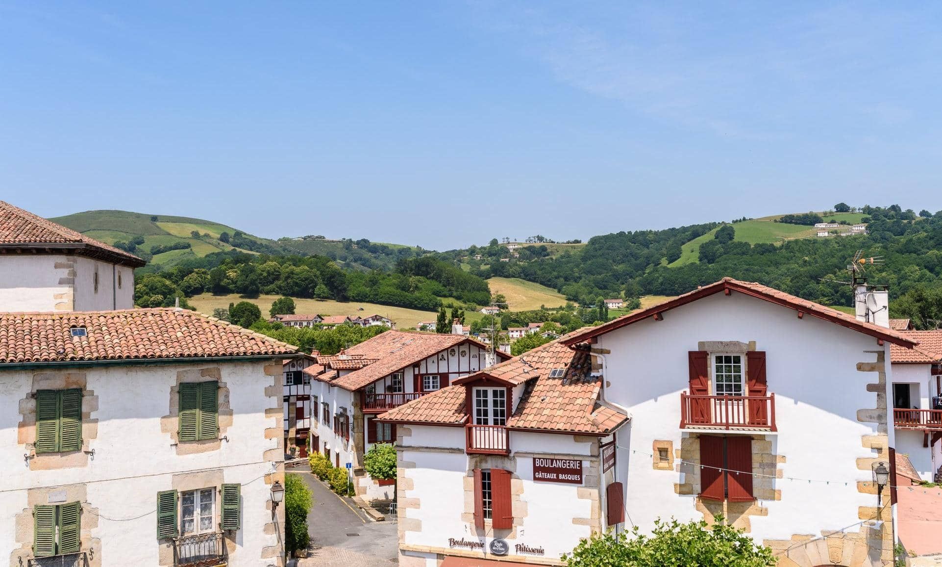 Vue village basque