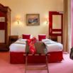 Chambre double orange miroir