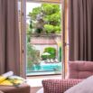 Vue chambre piscine