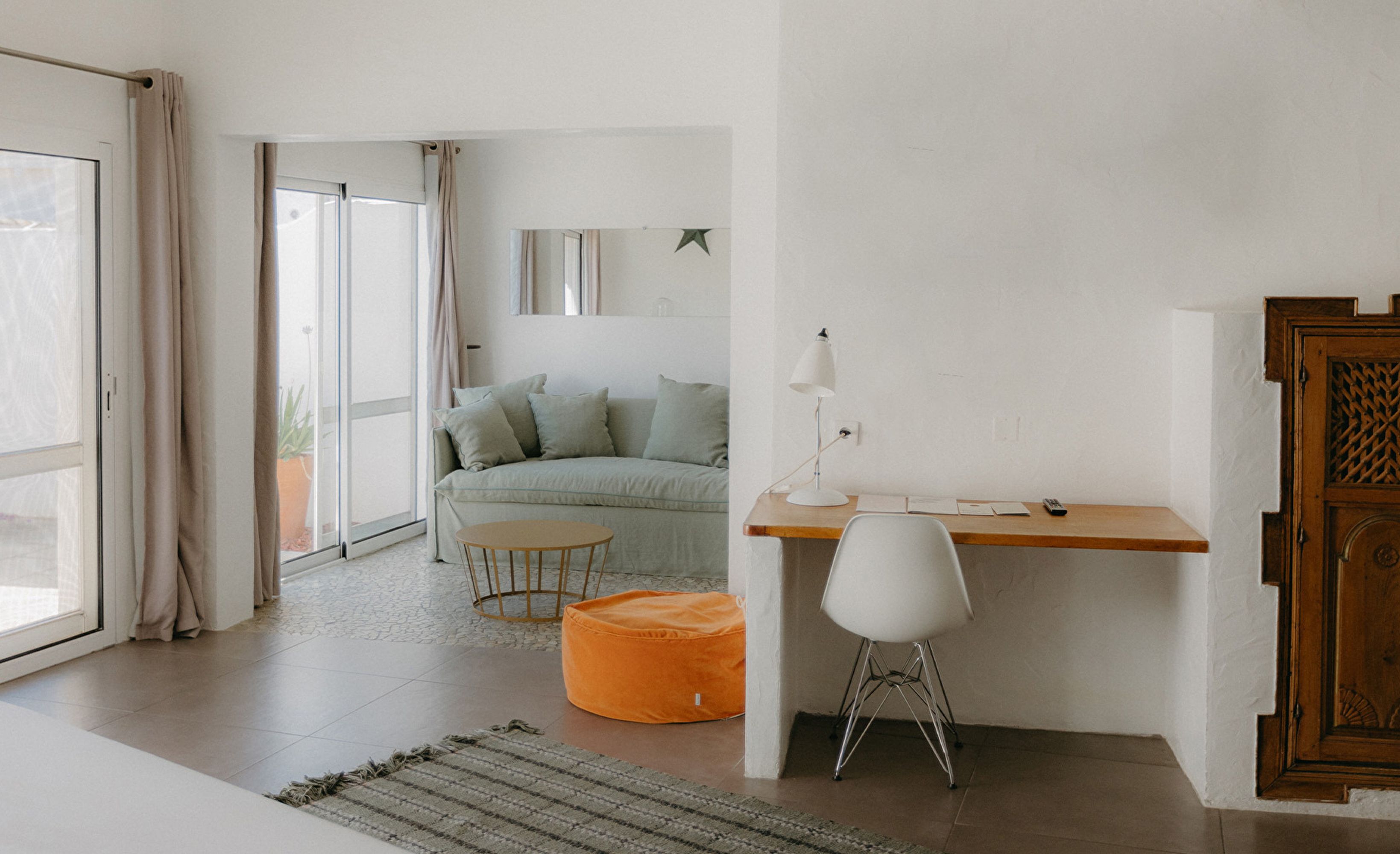 Chambre double salon canape