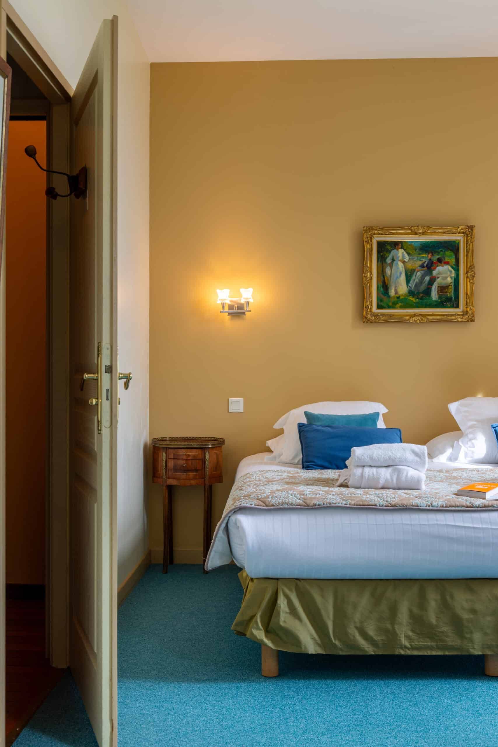Chambre double vue arbres