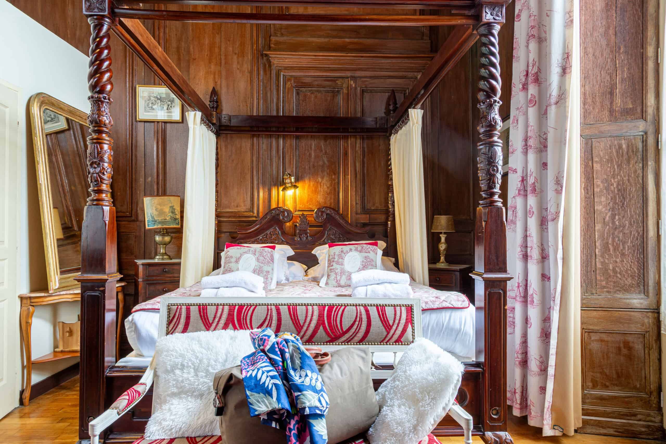 Chambre baldaquin double