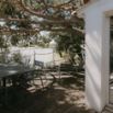 Terrasse table vue lac