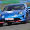 Alpine A110 bleue Pro'Pulsion en virage circuit