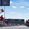 Départ de course de karting sous drapeau français