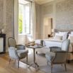 Chambre double papier peint floral